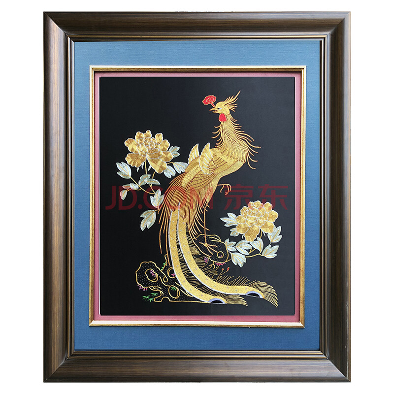 马祥英 手工精品 苏绣《凤穿牡丹》【吴韵匠汇】