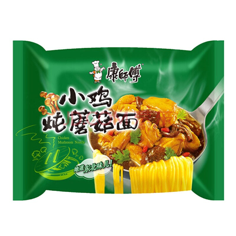 康师傅方便面经典小鸡炖蘑菇面24袋/12袋装东北味泡面速食整箱装 12袋