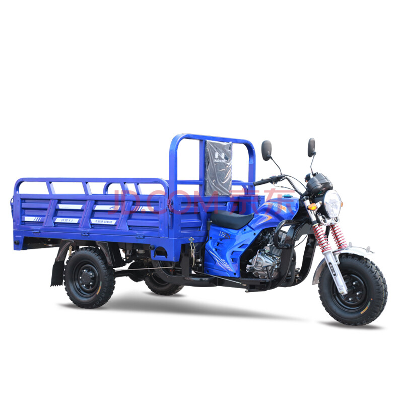 三轮摩托车汽油农用300cc水冷货运载重王五轮液压自卸 蓝力帆250水冷