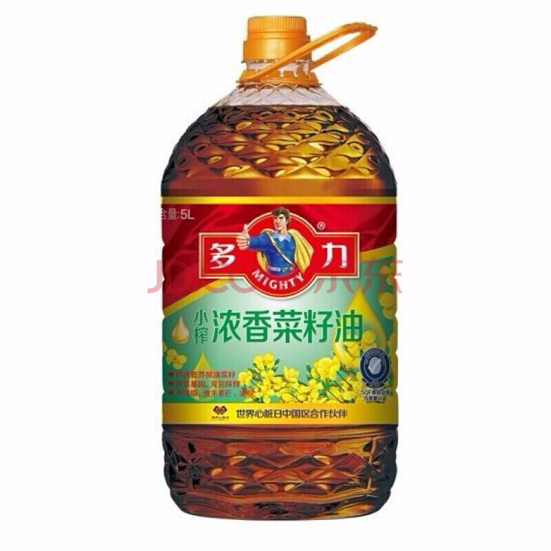 多力葵花籽油5l 250ml葵花籽油4l玉米油芥花油 多力小榨濃香菜籽油5l