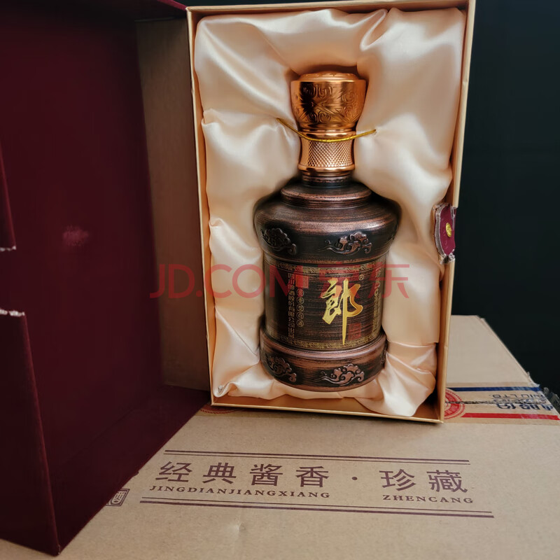 标识为 5箱2019年郎酒珍藏酱香型53度 规格：6瓶/箱