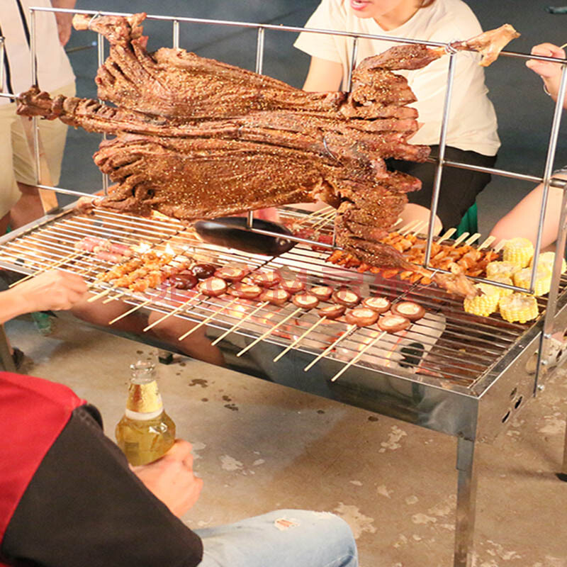 烤全羊烤炉 大号烤羊腿烤羊排炉子烤全羊架子烤乳猪烤羊炉商用家用