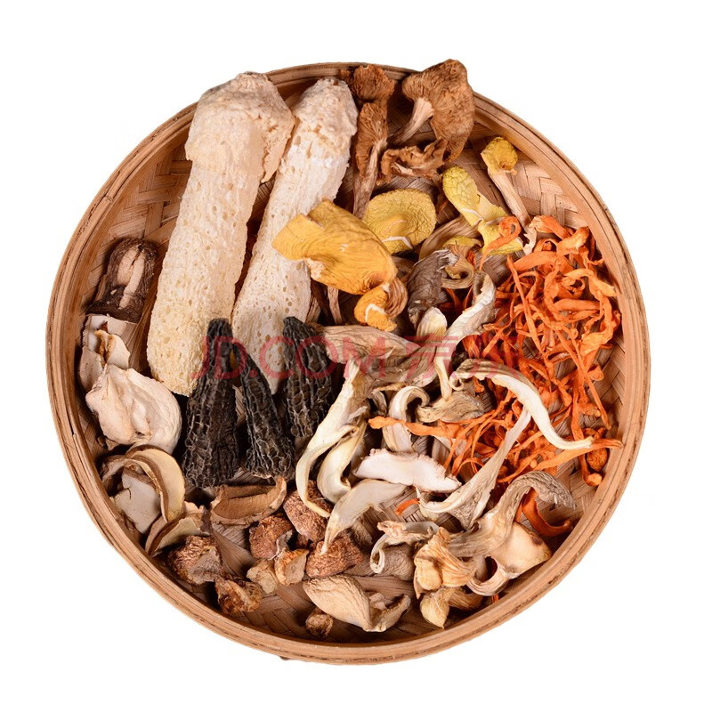 云南特产七彩菌汤包干货煲汤食材羊肚菌鸡油菌姬松茸虫草花牛肝菌干片