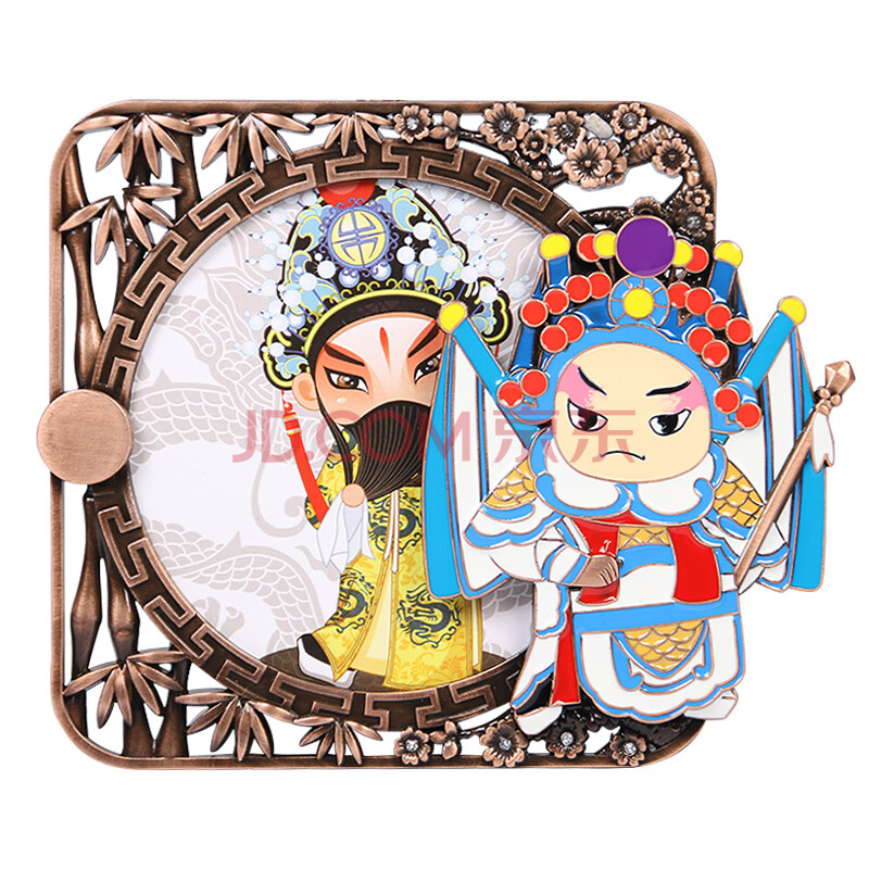 京剧脸谱相框摆件 中国风出国小礼物外事礼品 q版京剧人物 赵子龙
