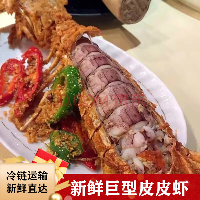 特大皮皮虾巨型海鲜熟冻虾爬虾子富贵虾生鲜 塞红康尔 250g/特大一只