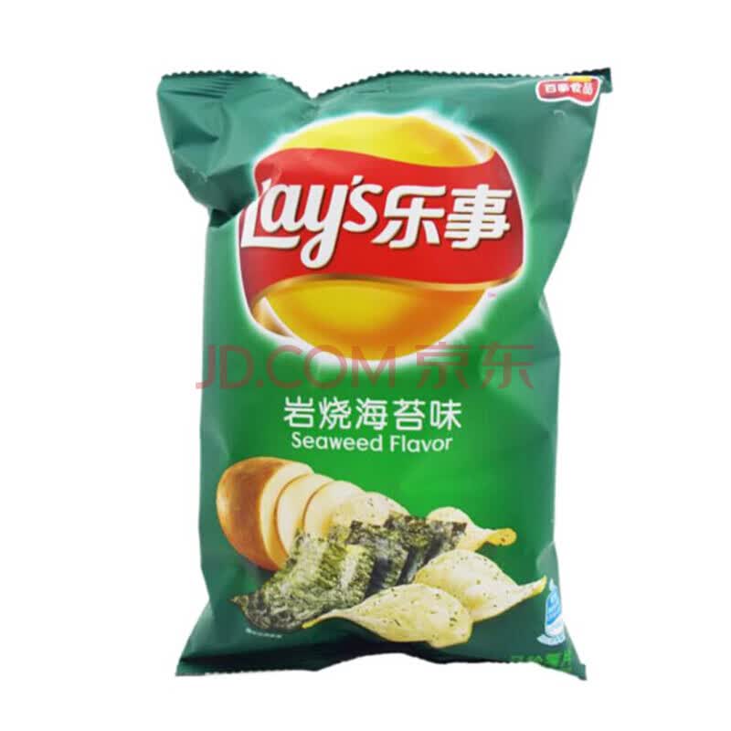 乐事薯片 40g 袋装 八种口味可选 膨化零食品 办公室零嘴 (岩烧海苔味