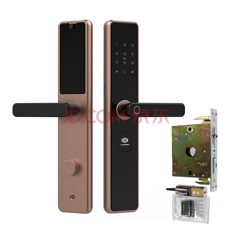 九仕丹顿适配王力门专用指纹锁防盗门安全门智能锁密码锁特能锁体电子