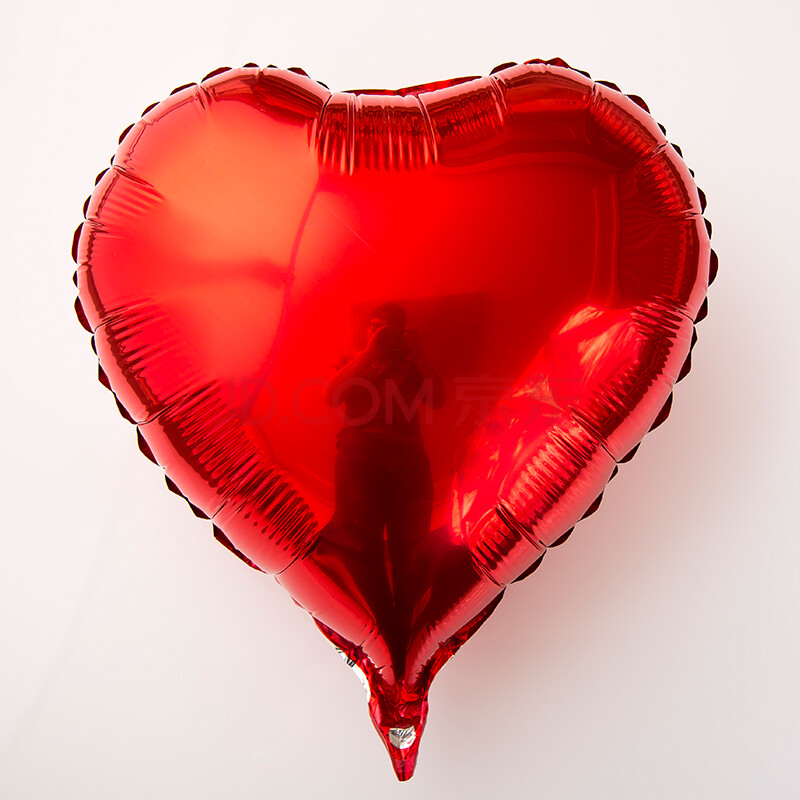 气球心形铝箔宝宝生日装饰布置婚庆婚房婚礼结婚生日用品 红色18寸