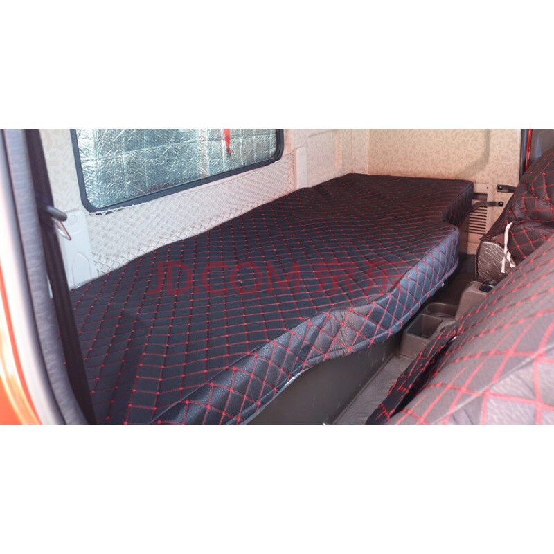 0卧铺套jh6j6l座套悍v天v龙vh四件套大运n8重卡货车装饰 下铺套黑色