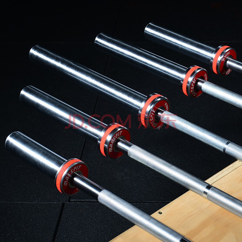 马西(massfit)杠铃杆直杆奥杠健身房专用奥杆卧推深