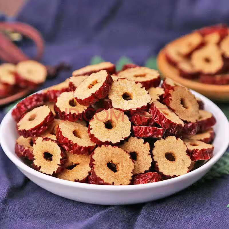 枣干500克50克新疆红枣干无核红枣片红枣圈嘎嘣脆