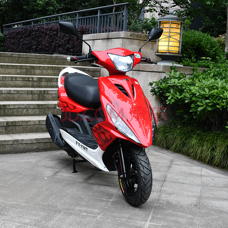 飛鷹摩托車踏板車國三鬼火rs100臺灣整車助力小綿羊小公主雅馬哈 國四