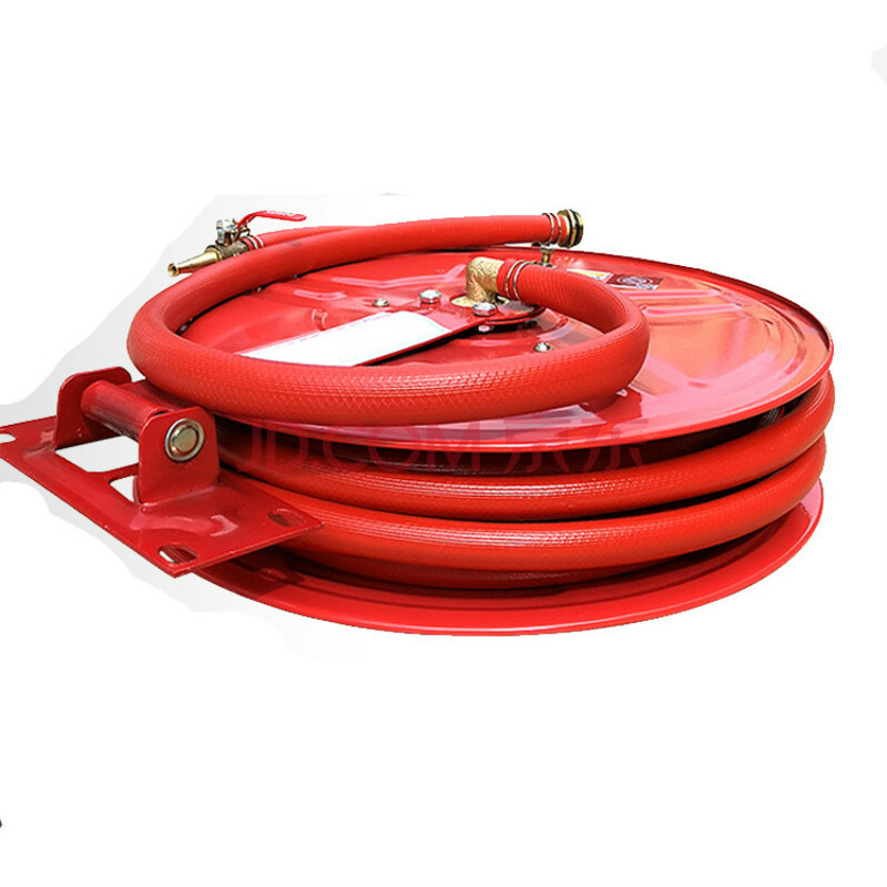 消防水管软管卷盘水带20/25/30米栓箱自救家用转盘器材圈盘国标管