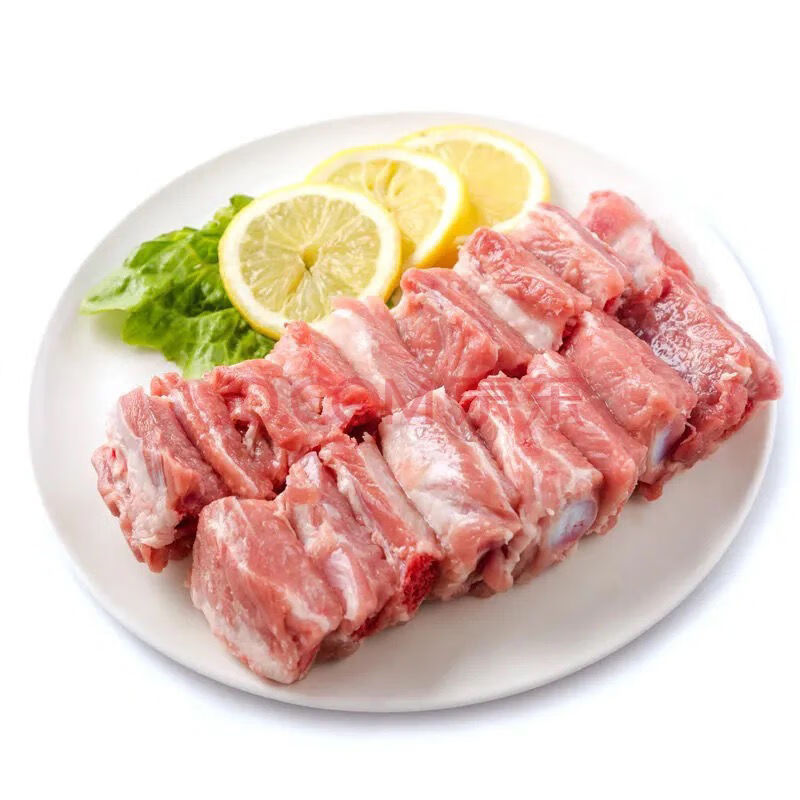 顺丰新鲜黑猪排骨土猪猪肋排猪前排多肉猪排骨 黑猪排骨2斤(家庭装)