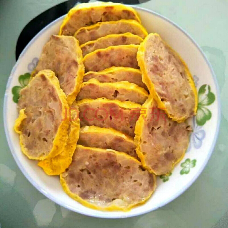 四川宜宾筠连土特产蛋圆子乡村蛋元子九大碗头菜肉馅鸡蛋卷粑粑肉500g