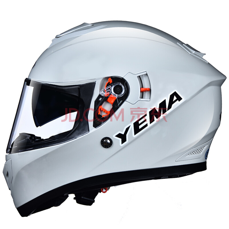 野马头盔摩托车3c认证全盔电动车安全帽男女士街车跑车四季通用 冷淡