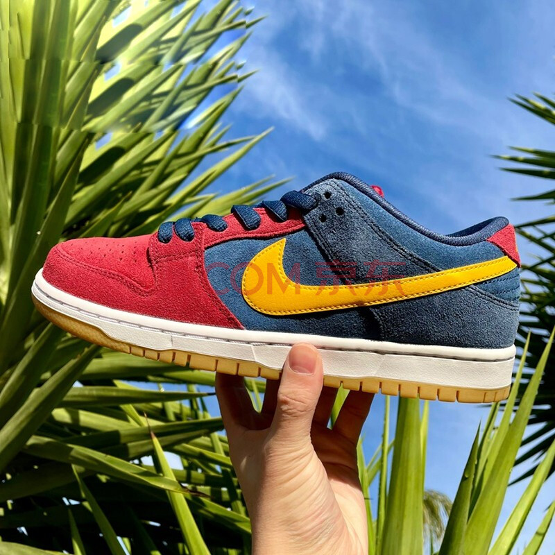 【现货】耐克 dunk low 蓝红鞭炮 双层刮刮乐 男女情侣板鞋 dh4966