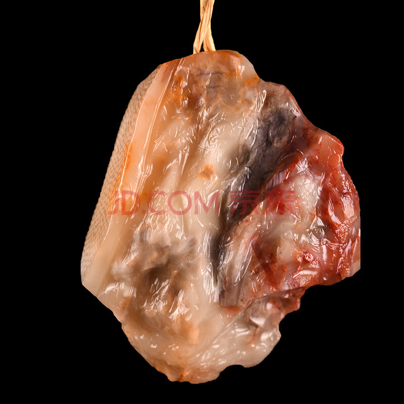 《五花肉寿山石摆件》三彩寿山石取巧全手工精雕 可做样品石