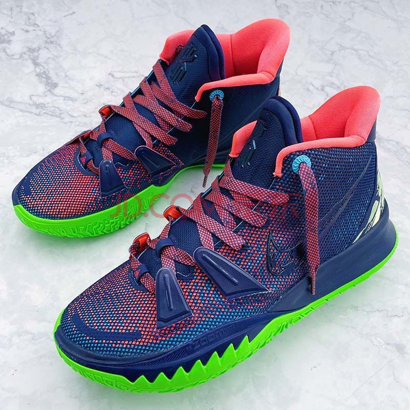 ch配饰适配kyrie77蓝红绿鞋带绳空军一号 欧文7蓝红绿 120cm