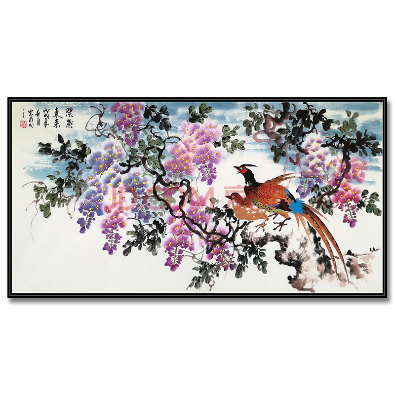 国家一级美术师,中国美术家协会会员 陈忠南《紫气东来》