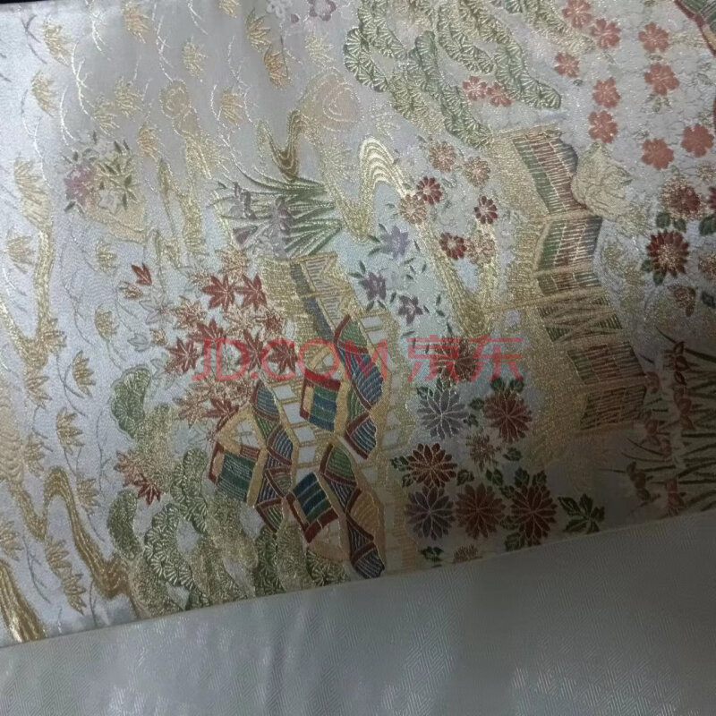 标的24-12：日本全新西阵织刺绣1块尺寸约400×31cm重量约909克
