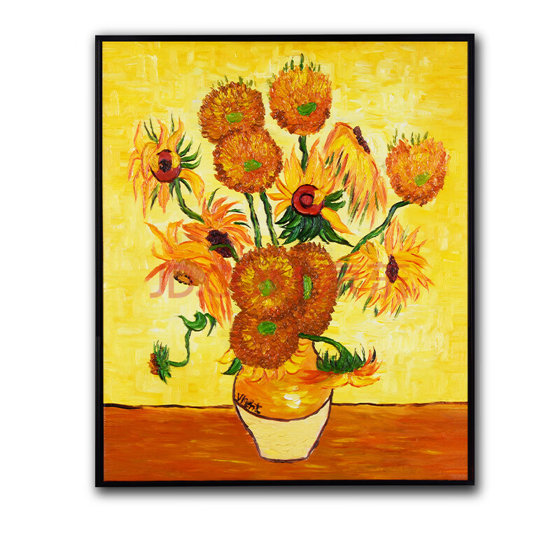 大芬村油画 手绘油画梵高油画系列玄光客厅卧室餐厅过道走廊装饰画