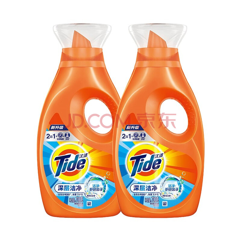 汰渍焕彩护色洗衣液700g 去渍无残留 护色增艳 家用实惠装 机洗手洗