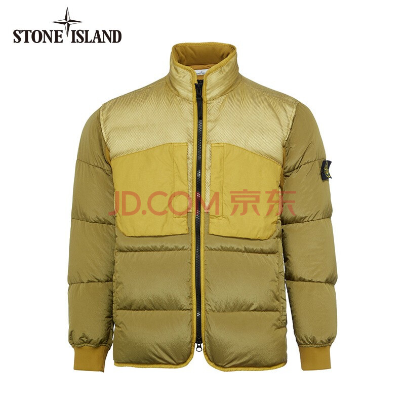 石頭島 stone island 秋冬奢侈品男裝羽絨服751542840-v0098-s深米色s