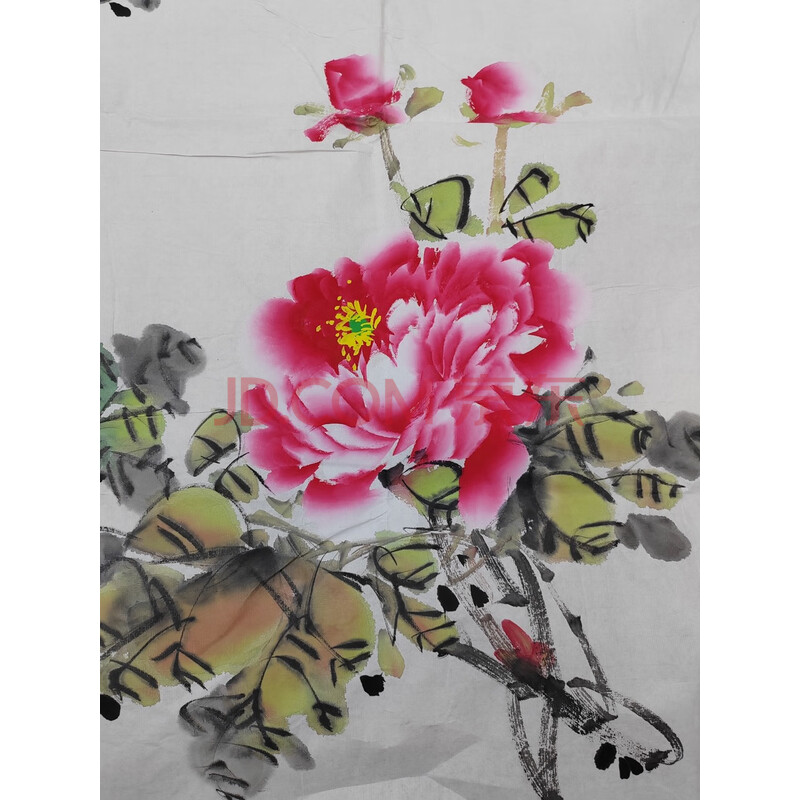 标的11 当代国画家 石川《富贵吉祥》