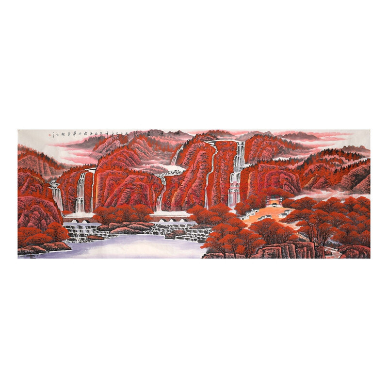 陈克永《鸿运当头》两米四国画山水克永收藏精品