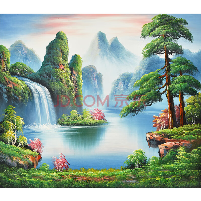 【油画】邸占军《聚宝图》