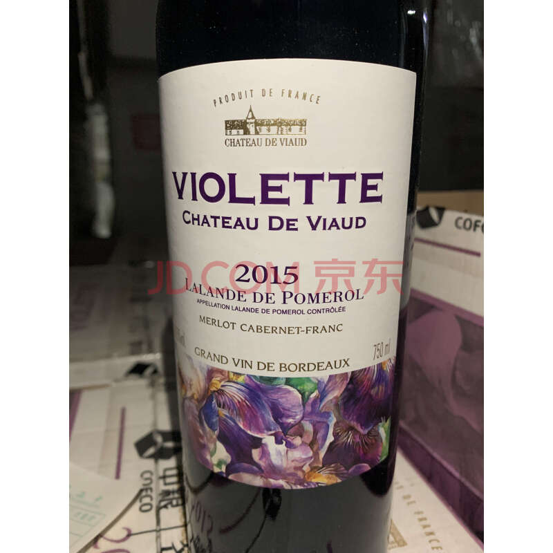 JY42712--【1箱6瓶】法国雷沃堡之花干红2015年