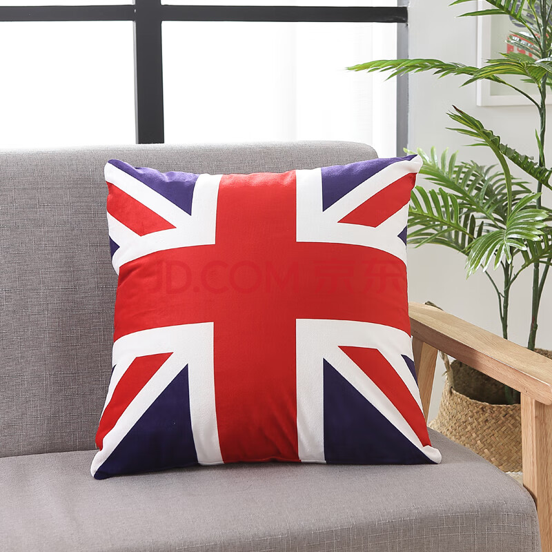 双面米字抱枕(含芯) 荷兰绒版 45x45cm