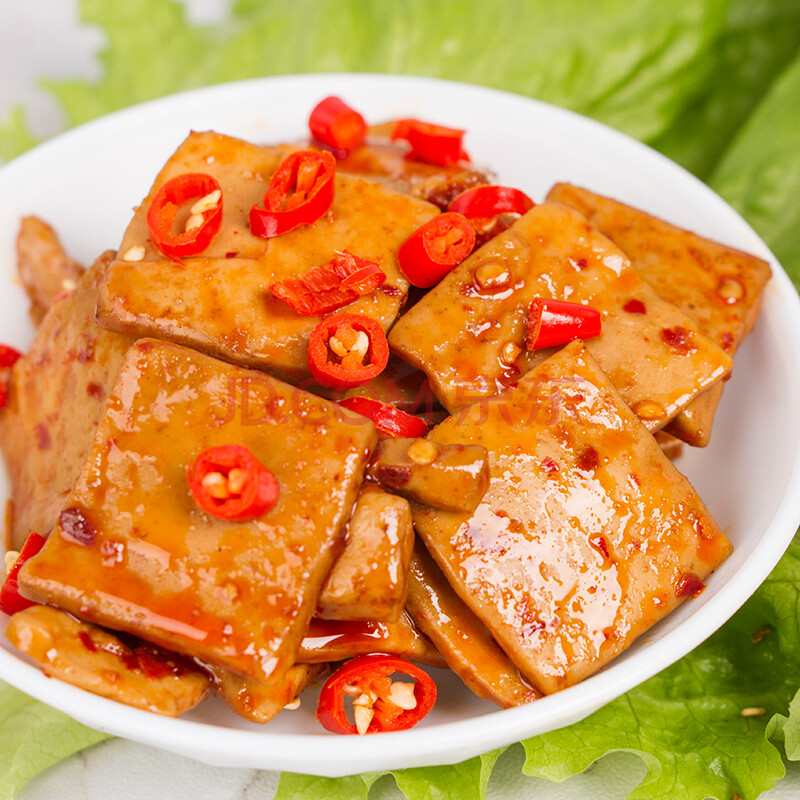 豆黄金豆干山东 豆腐干500g 小吃休闲麻辣零食 多种口味 包邮 麻辣味