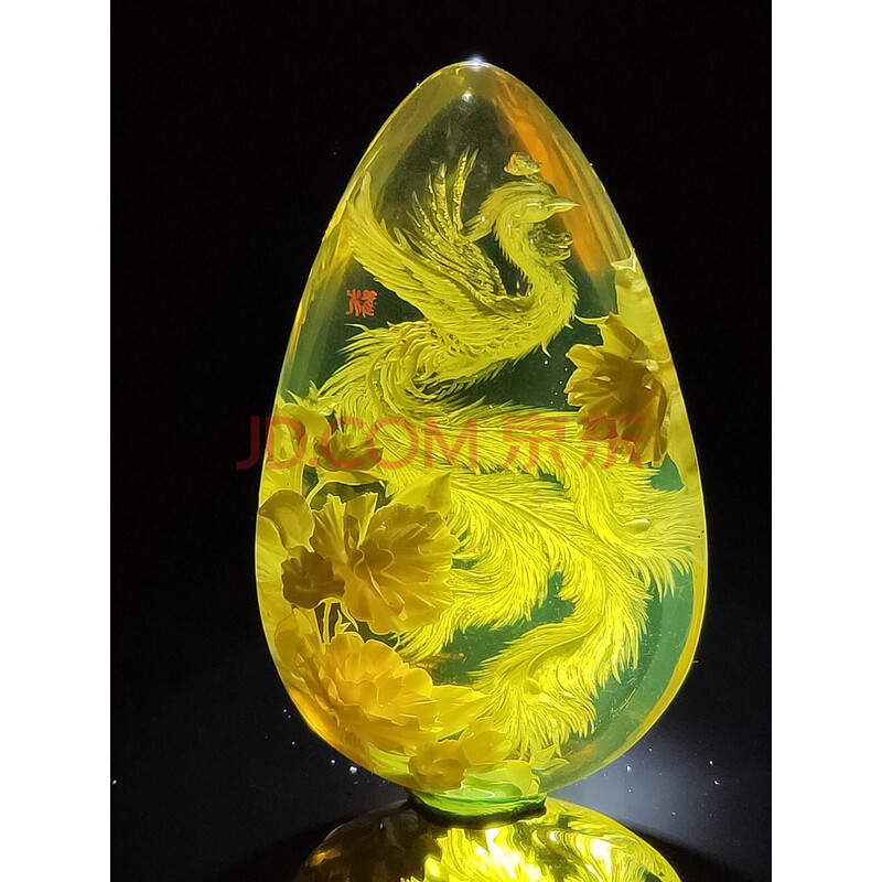 11克(胡延权大师)尖针阴雕原矿蓝珀