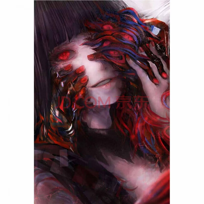 狼天影 东京食尸鬼海报墙贴纸恐怖漫画贴画宿舍东京喰种食种小说动漫