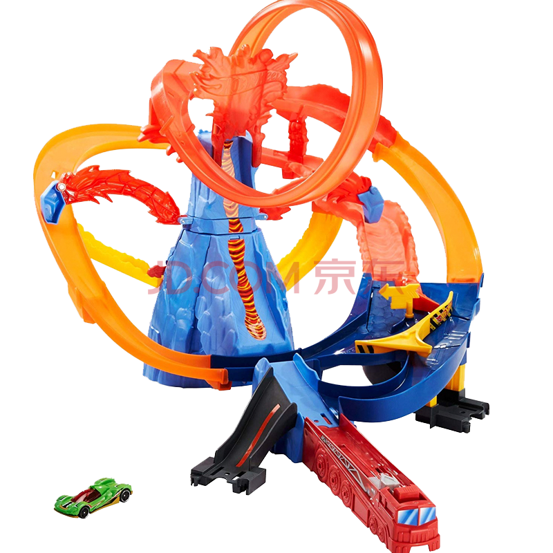 风火轮(hot wheels) 玩具赛车火辣小跑车赛道玩具轨道车套装 男孩儿童