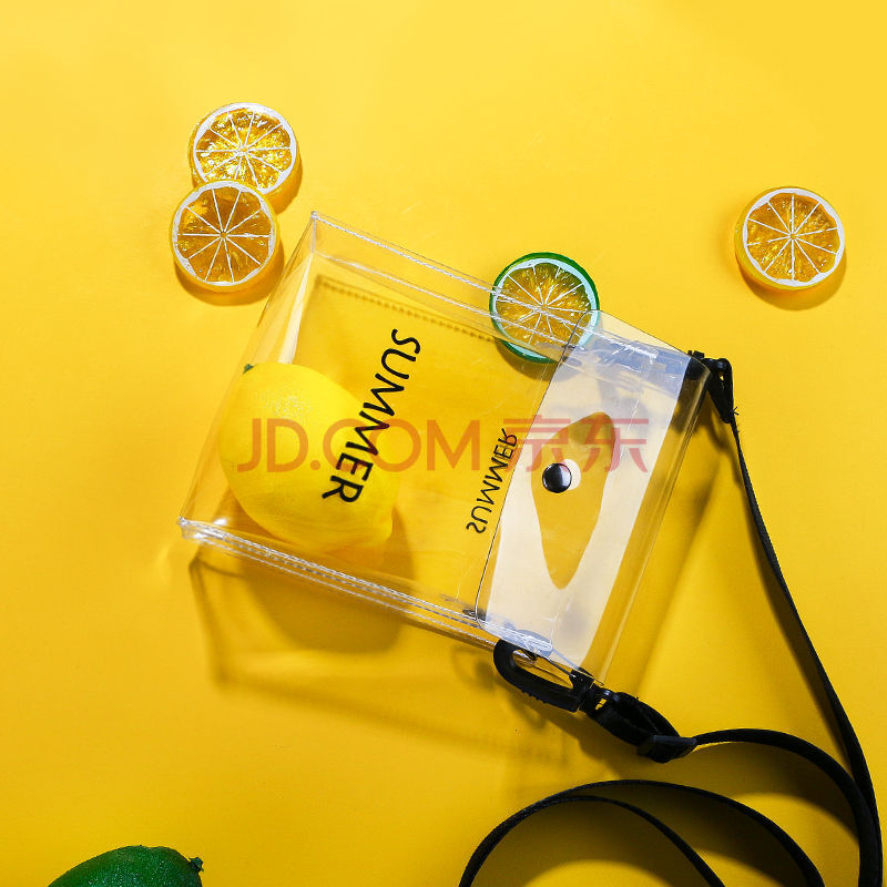 新款透明小包包女2019新款网红斜挎韩版女学生百搭时尚果冻包手机包