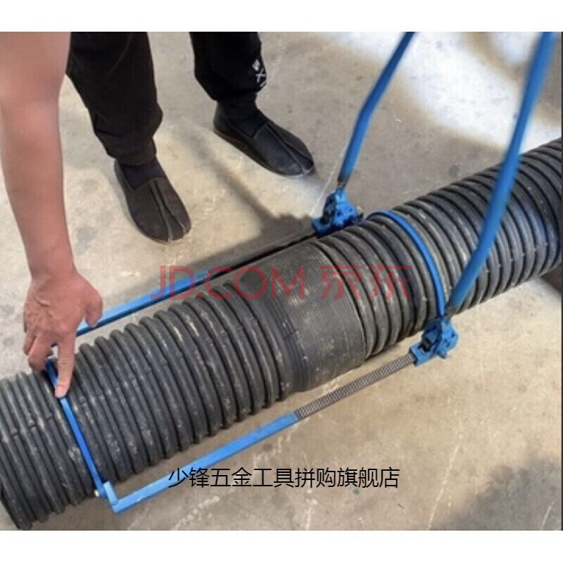波纹管拉紧器hdpe双壁波纹管安装拉紧器工具套管通用型连接器网红抖音