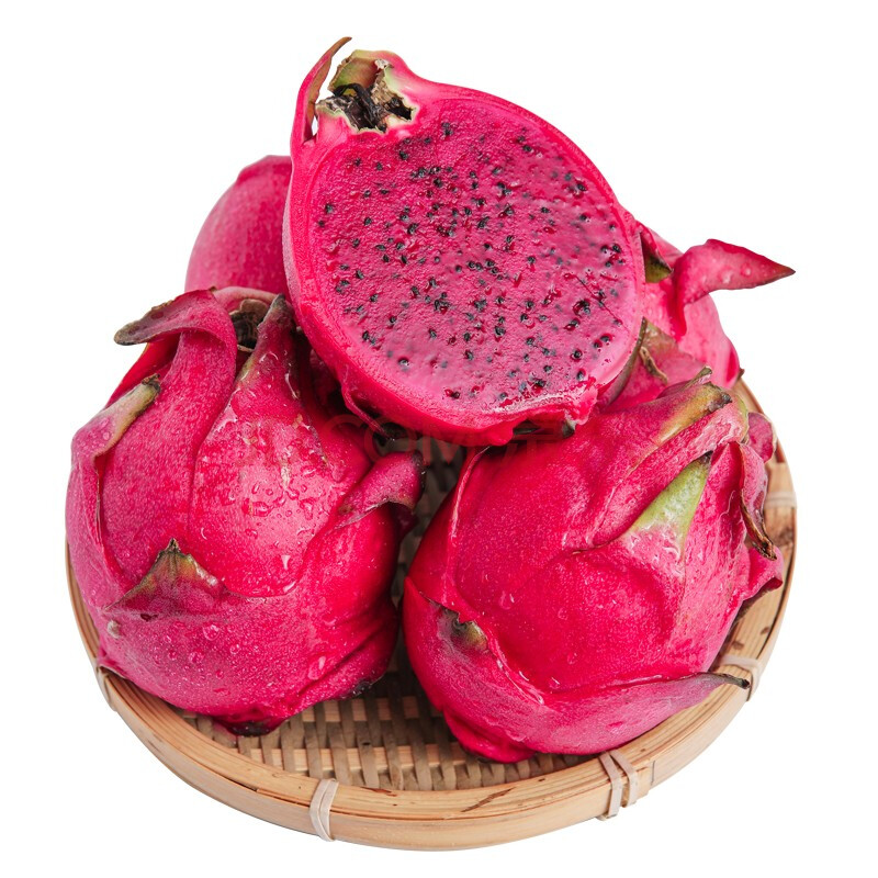 玺信果园 树上熟红心火龙果京都一号现摘现发 单果250-350g共1.5kg装