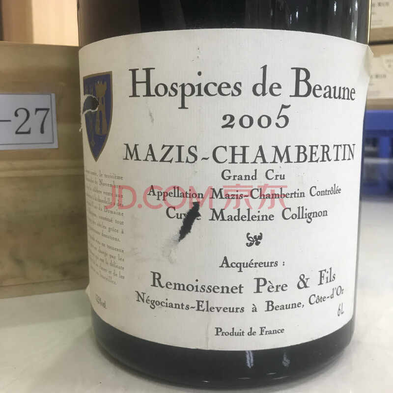 标的24-27： 红酒 Hospices de Beaune MAZIS CHAMB ER