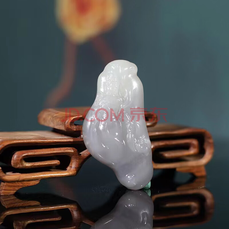 涉案资产ZJ-5【时晓印大师作品】和田玉观音挂件ZQ000474647-海关/政府-京东拍卖