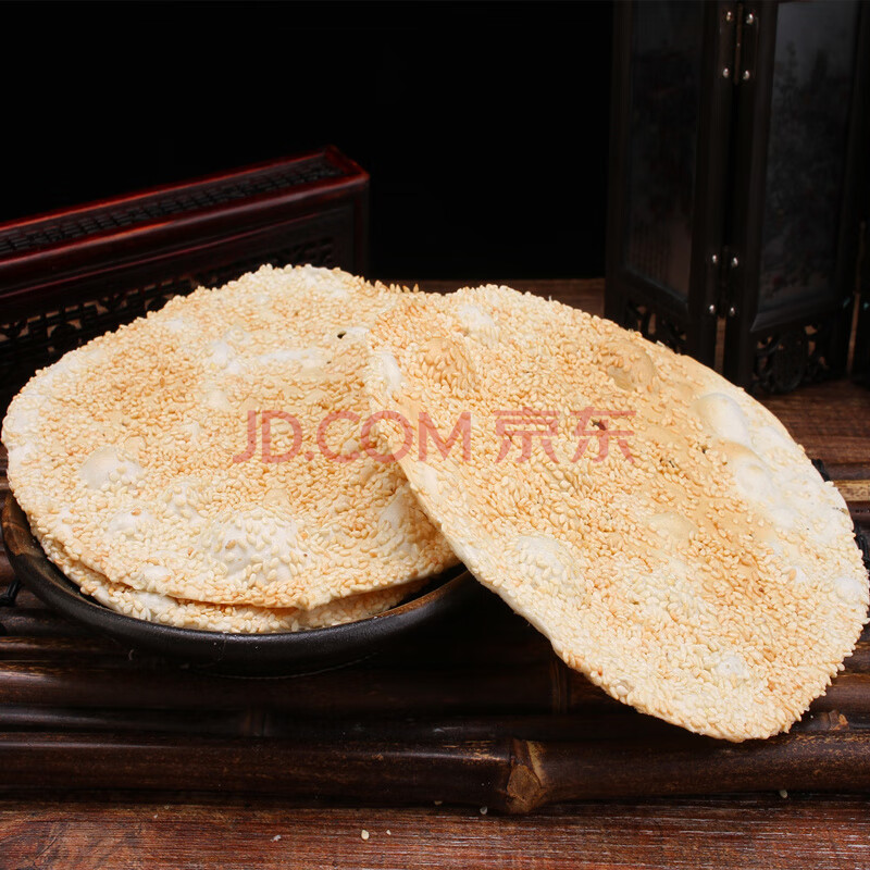 睢襄情 河南特产芝麻烧饼正宗手工虞城焦饼100g*6包小吃办公室零食