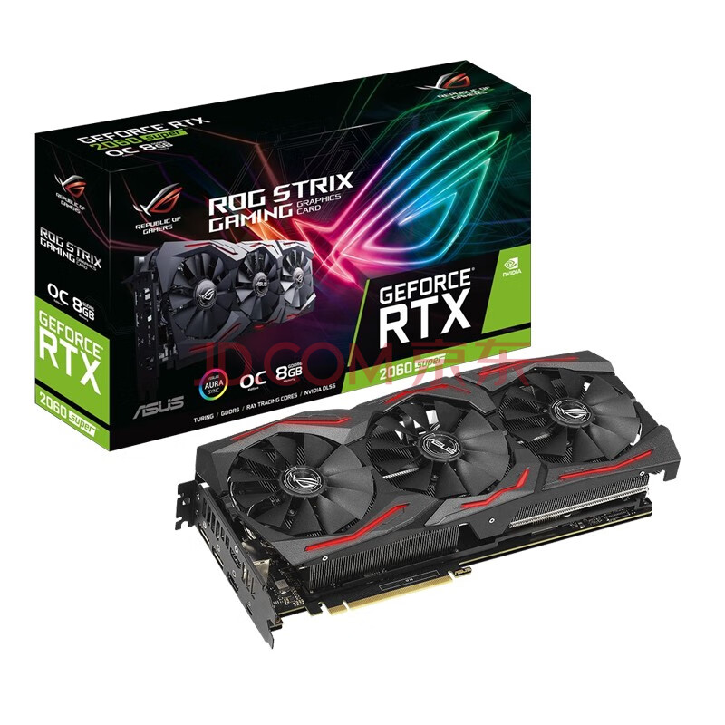 華碩(asus)rog-strix-rtx2060s-o8g-gaming 猛禽電競遊戲專業顯卡