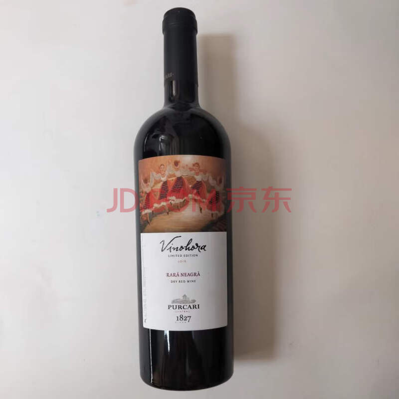 标的14-2：摩尔多瓦2016限量版PURCARI1827霍拉舞黑拉雅干红酒10箱60瓶