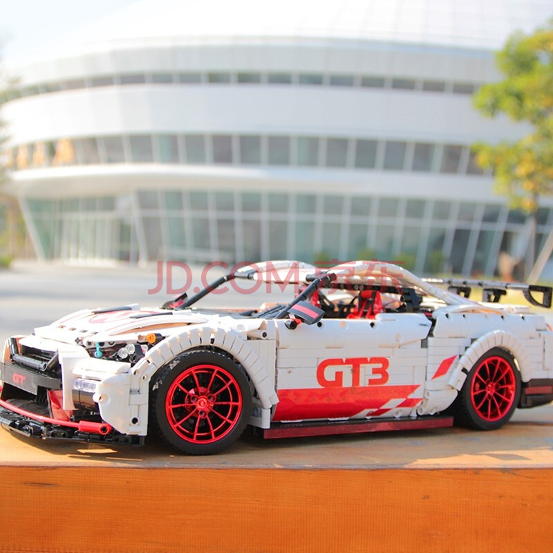 启智乐大g63遥控车gtr野马moc汽车积木拼装成年立体乐高8499成年高
