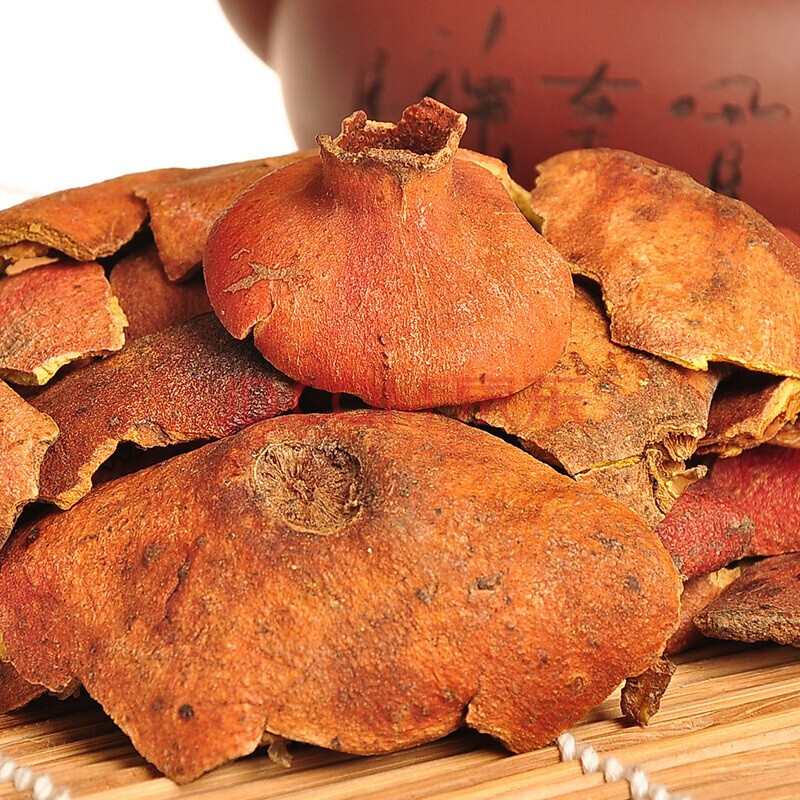 石榴皮干 酸石榴皮 优质石榴皮 石榴壳 干石榴皮 石榴皮100g