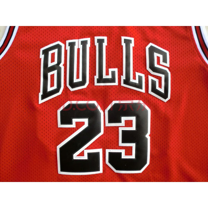 红色公牛队23号球衣球迷版刺绣nba飞人复古男女2019 23号红 xxs