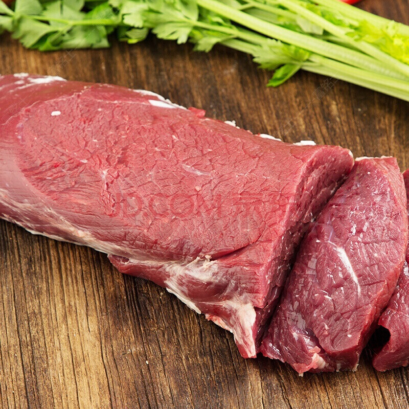 牛里脊新鲜速冻黄牛里脊肉现杀黄牛鲜牛肉 富铭士 2斤