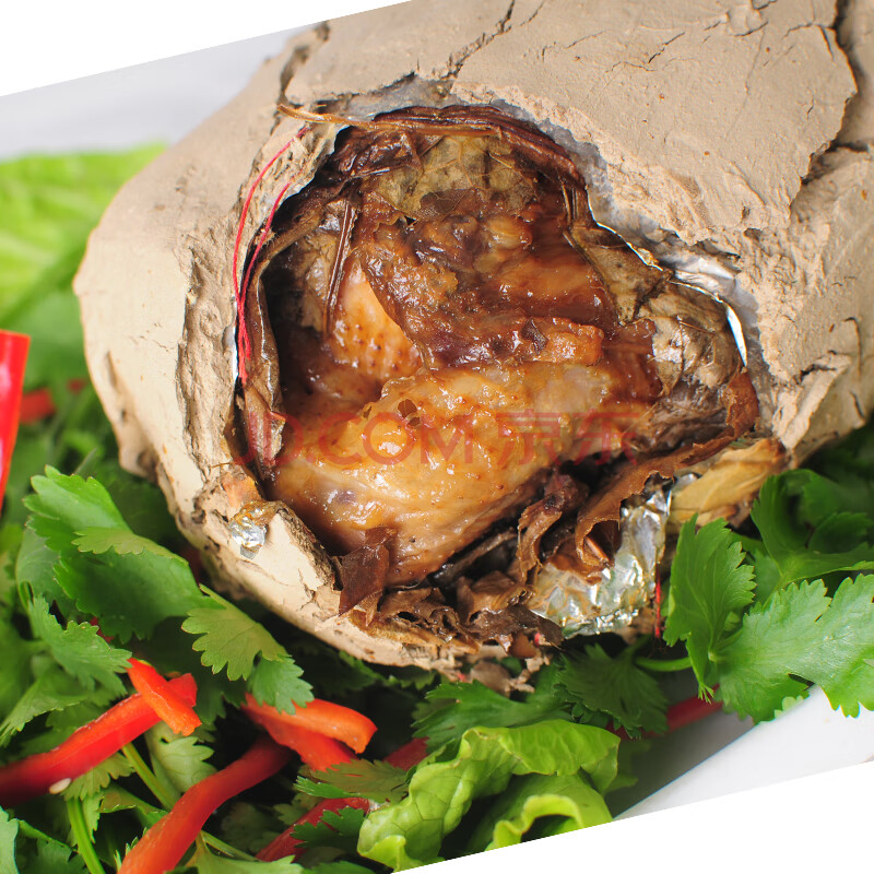 叫花鸡黄泥荷叶叫化鸡手撕鸡 乞丐鸡整只鸡熟食烧鸡wlf6 五香